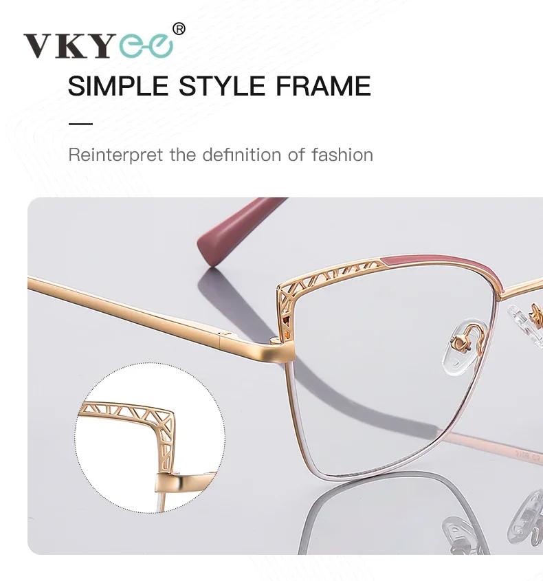 VICKY mode cadre optique marque Design femmes lunettes peuvent personnalisés Prescription Anti-lumiè