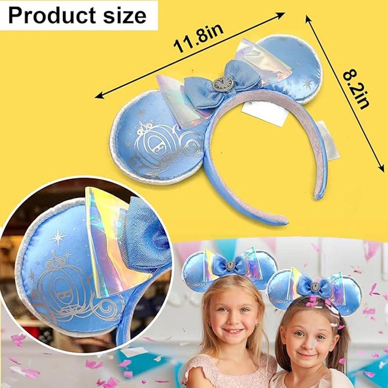 DISNEY princesse souris bandeaux Anna raiponce congelé arc bandeau fête d'anniversaire Halloween Cos