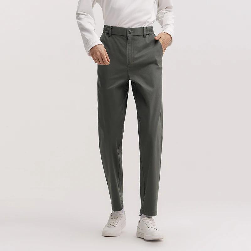 Semir couleur unie pantalons décontractés coupe conique hommes 2025 printemps Style de base Simple m