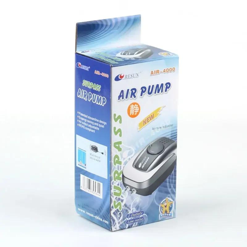 Pompe à Air silencieuse pour Aquarium, compresseur d'air à oxygène, aérateur, fabricant de flux d'ai