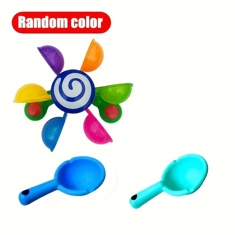 Moulin à vent jouet de bain rotatif 1 pièce, jeu sensoriel amusant pour bébés garçons et filles, cad