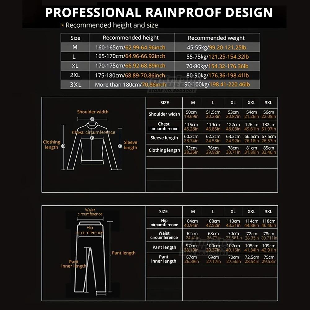 Imperméable de Moto pour Homme et Femme