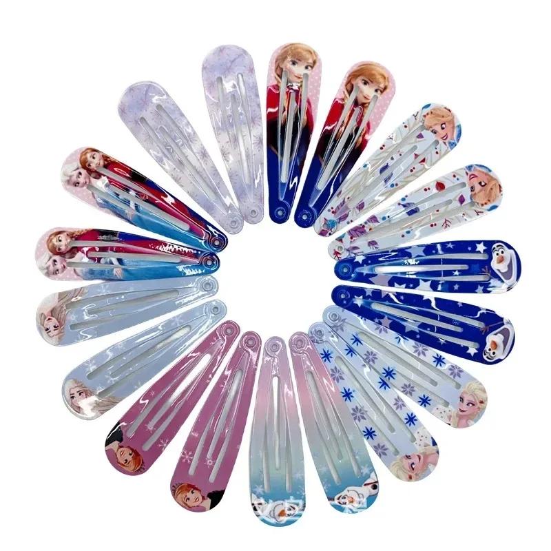 Pince à cheveux Elsa la reine des neiges, 5/10 pièces, accessoires pour cheveux Disney mignons pour 