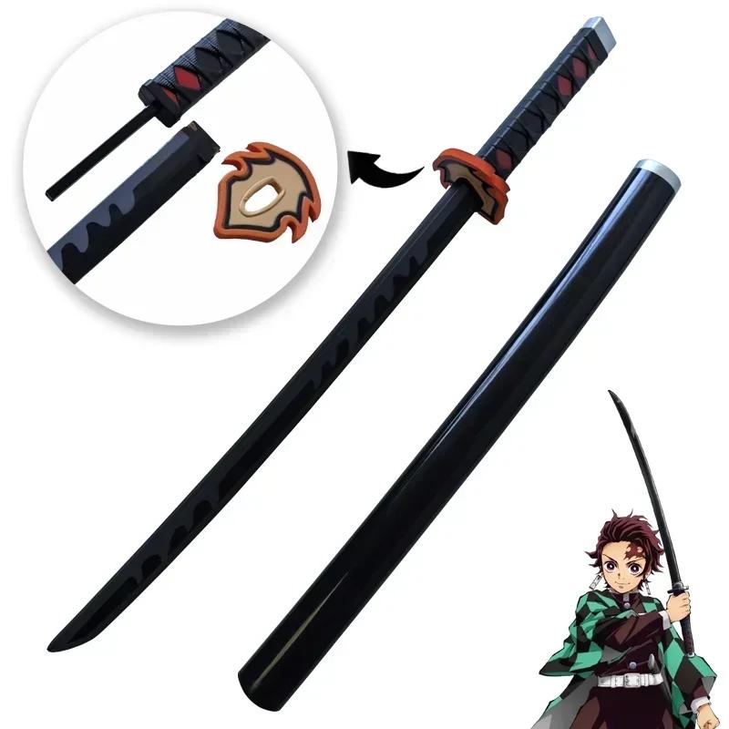 Katana Demon Slayer 1:1, 72 cm, Kimetsu no Yaiba, épée en PU, Kanroji Mitsuri, Kamado Tanjirou, Giyu