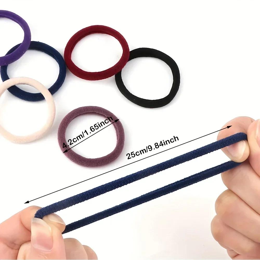 Artificiel astiques à cheveux souples pour petites filles, bandes de cheveux, ensemble d'accessoires