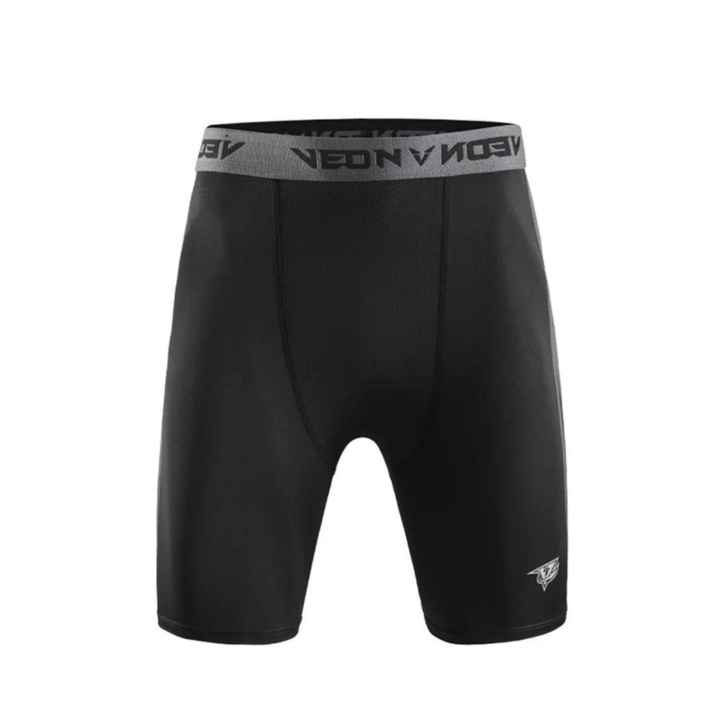 Noir Shorts de Compression Hommes Spandex Sport Shorts Athlétique Entraînement Running Performance B