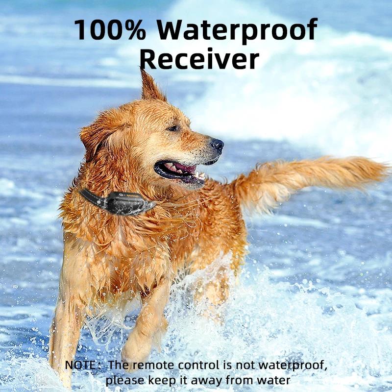 ROJECO collier d'entraînement électrique pour chien 3300 pieds, télécommande IPX7, vibrateur étanche