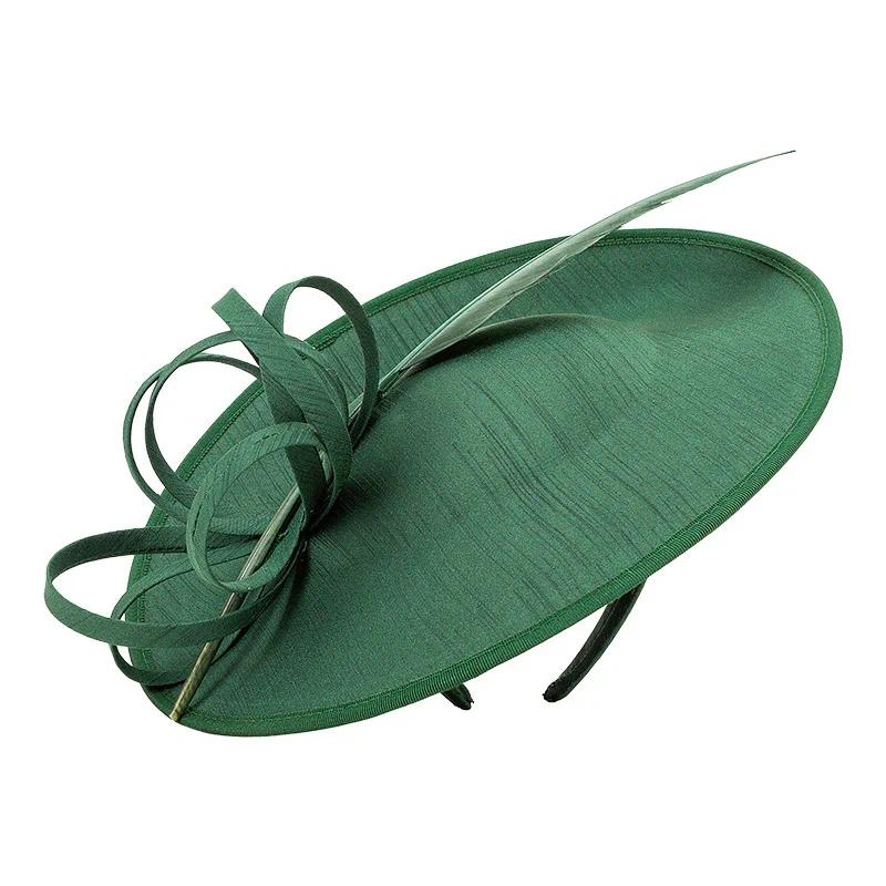Marque qualité 2025 grandes plumes Fascinator bandeaux pour femmes printemps course de chevaux Cockt