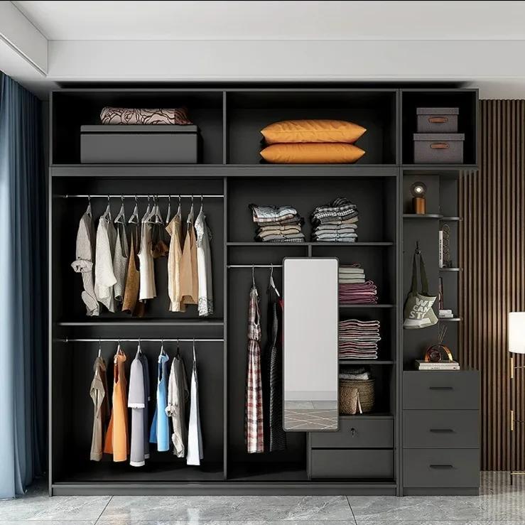 Armoires sur mesure, unités de rangement pour chambre à coucher, armoires de luxe de style italien, 