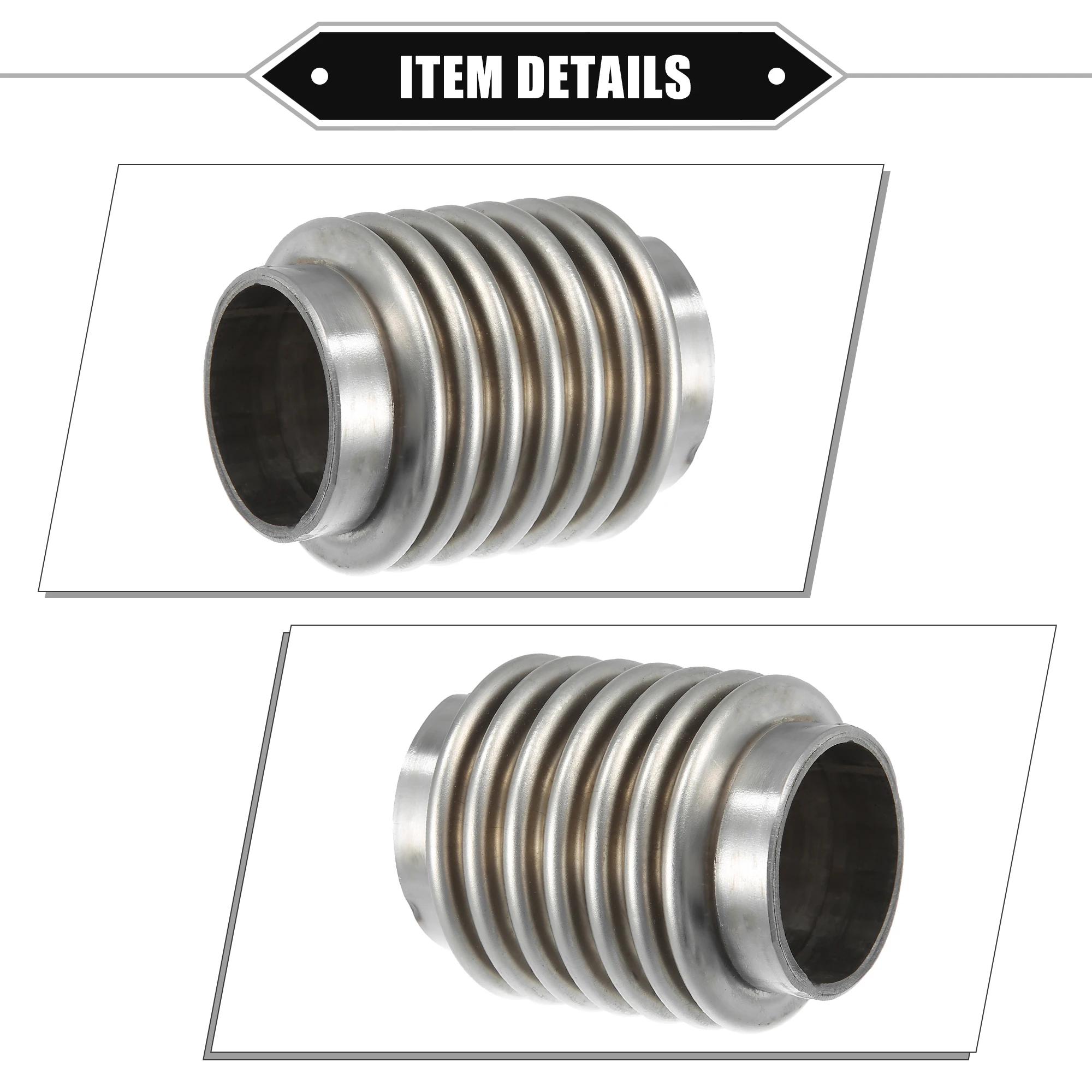 X Autohaux 63x102mm 63x203mm 76x102mm tuyau d'échappement flexible silencieux de voiture tuyau d'éch