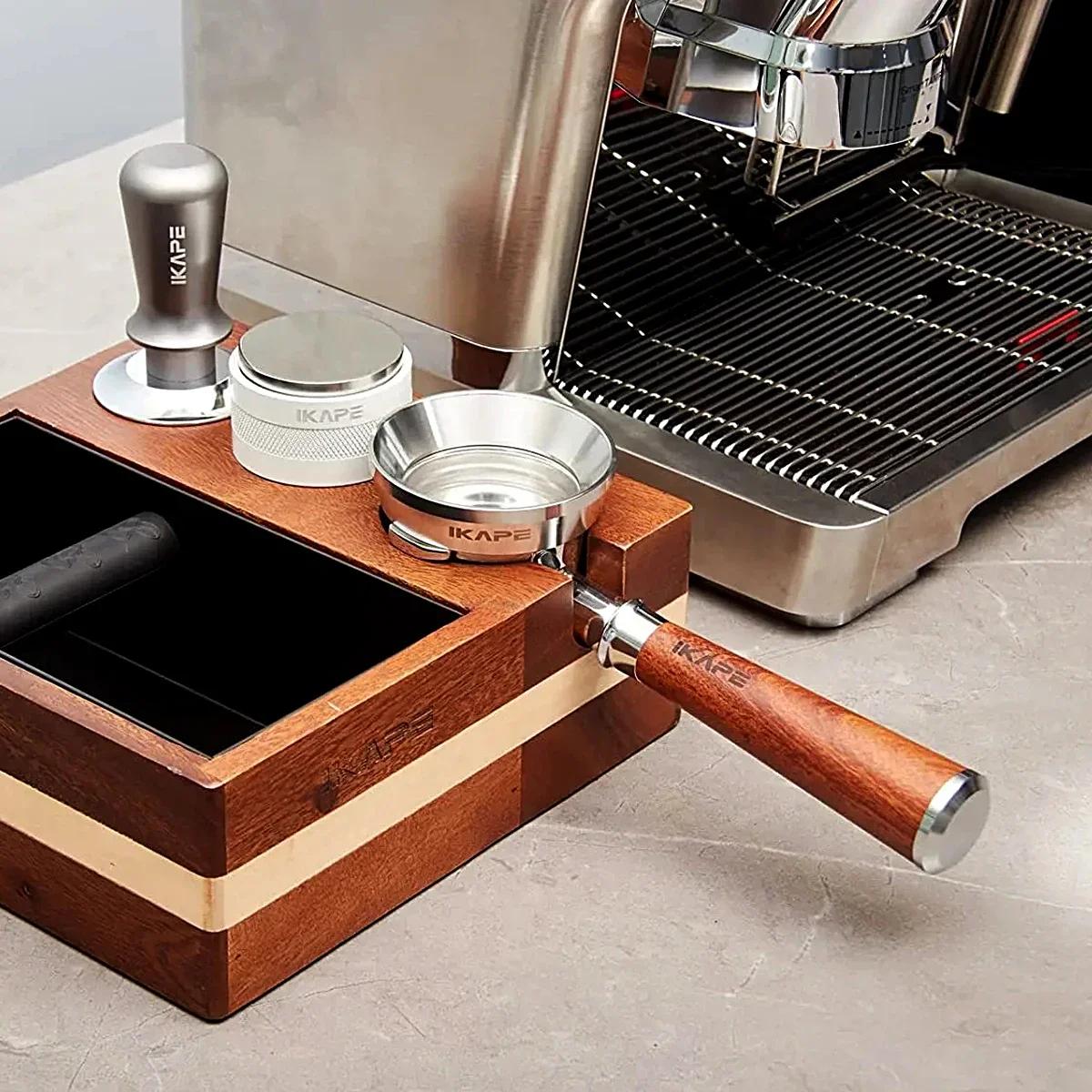 IKAPE – porte-filtre sans fond, pour Delonghi/Barsetto/Berivlle/Lamarzocco/Welhome/Flair58/ECM/Lelit