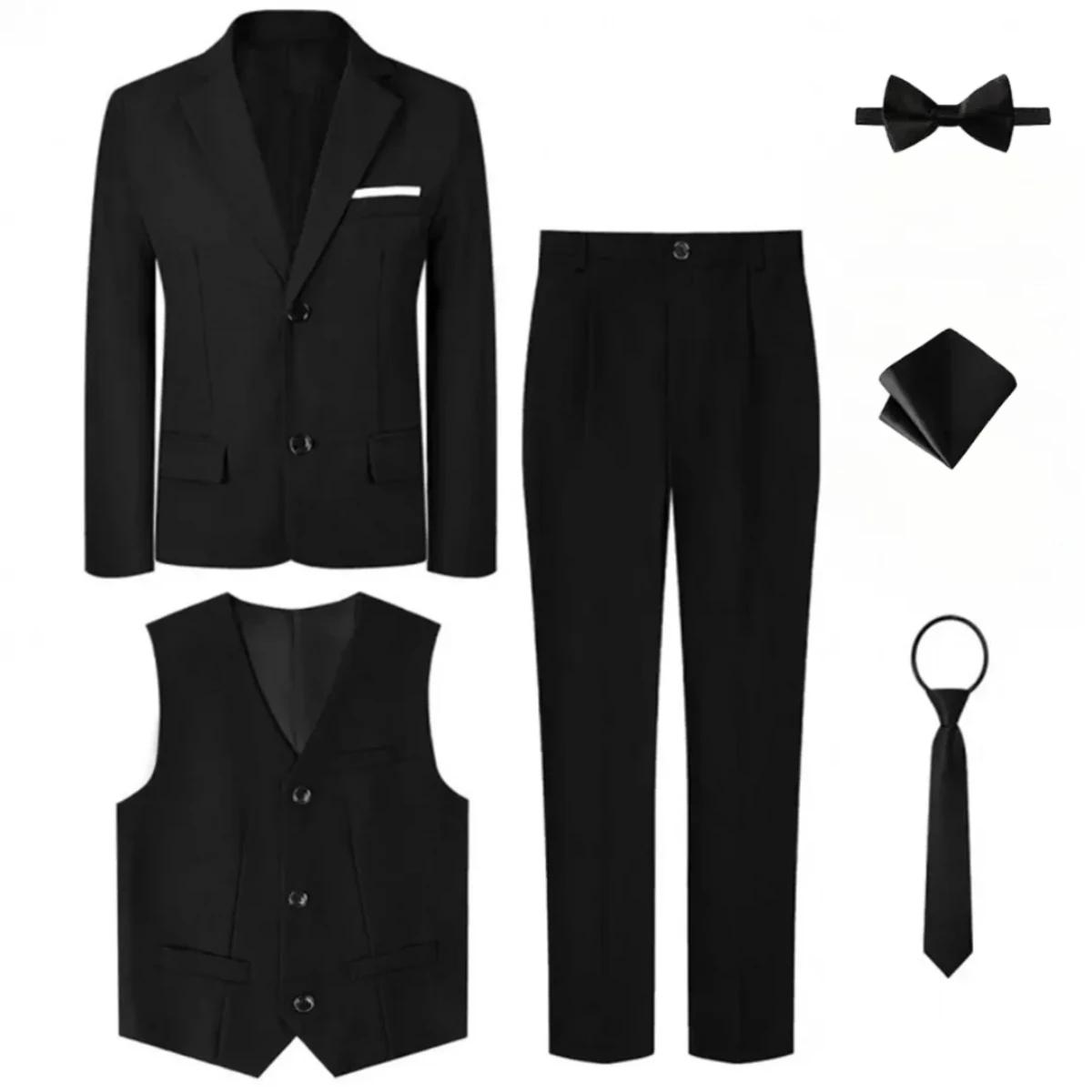 Costumes pour garçons enfants mariage pâques église smoking adolescent école Performance Piano tenue