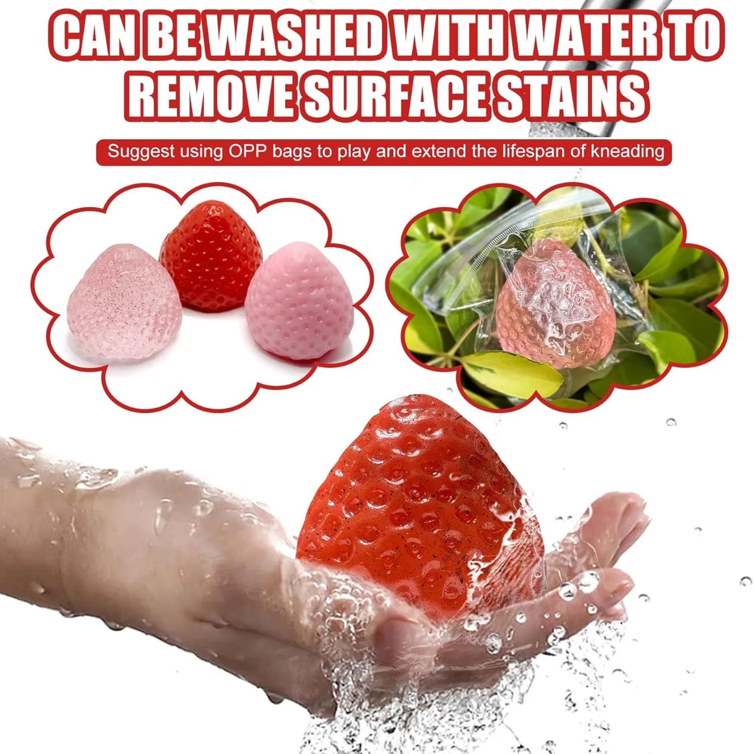 Taba Squishies fraise fruits presser jouets Kawaii collant Stress Fidget jouet cadeau parfait access