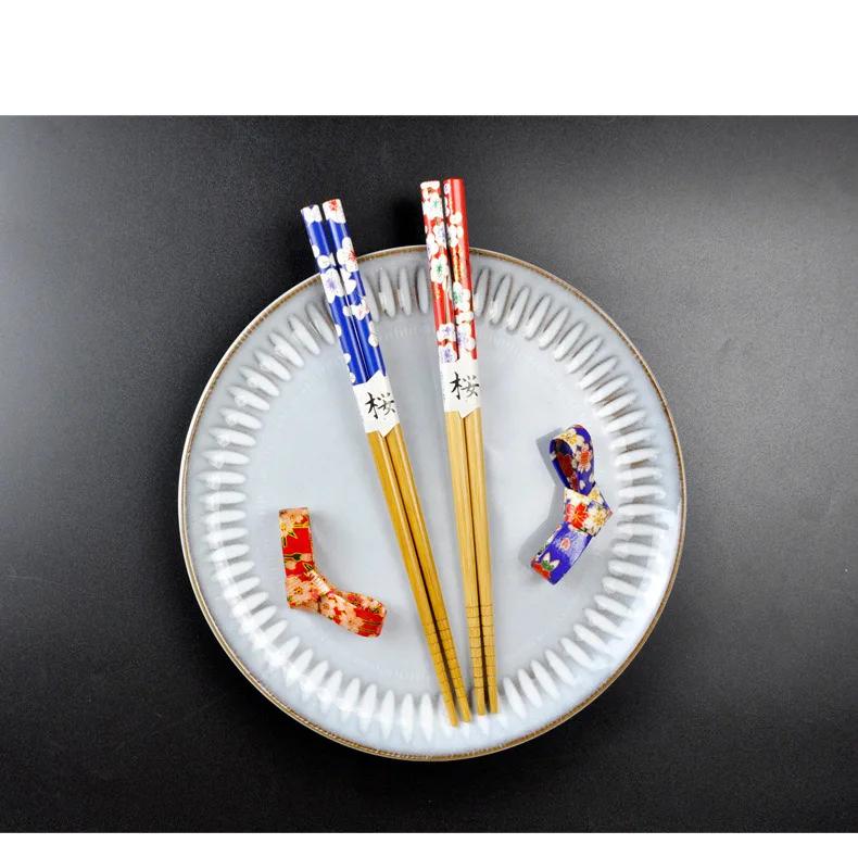 Baguettes de Panda chinois, Sushi japonais et coréen, baguettes en bois massif, cadeau de mariage, e