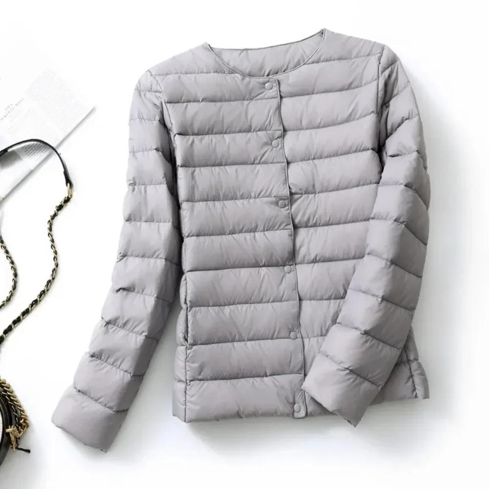 Doudoune femme Plus manteaux doudoune de canard léger femme tissu mat manteau léger chaud femme coup