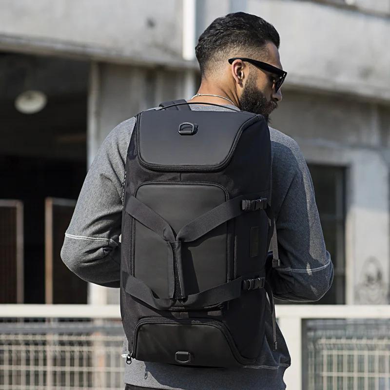 BANGE sac de sport pour hommes valise multifonction sac à dos grand étanche Anti-taches hommes sac d