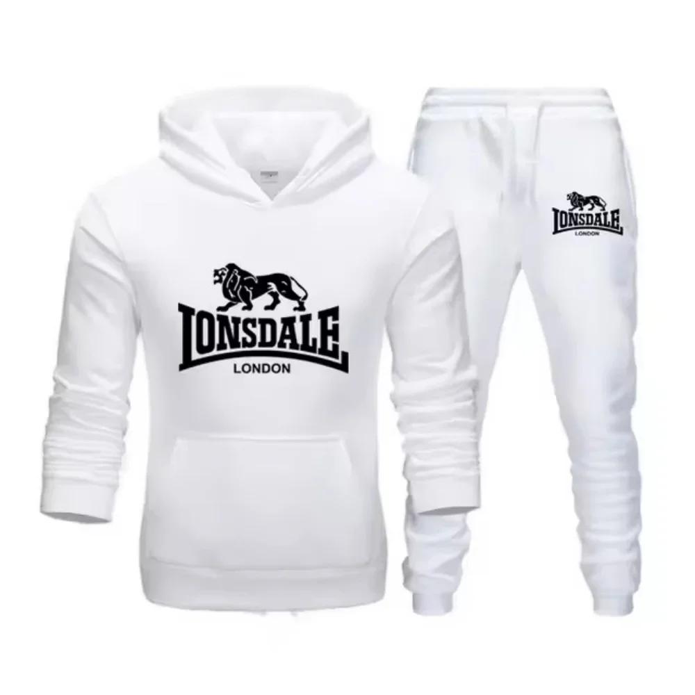Animal léopard 2025 printemps automne haute qualité décontracté hommes ensemble de vêtements de spor