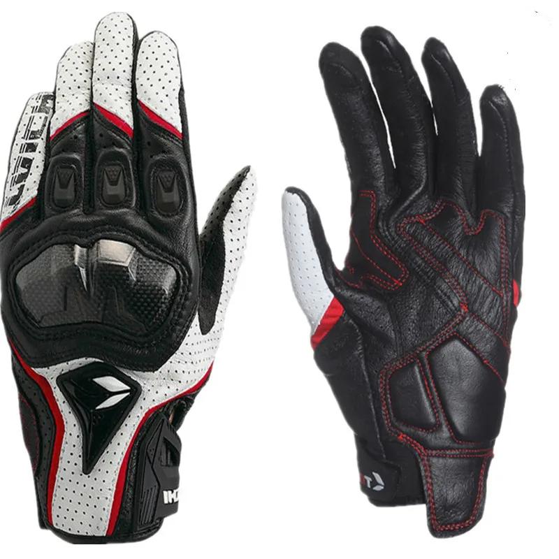 Gants de Moto en cuir véritable pour hommes, gants de course de Motocross RST390 391, printemps-auto
