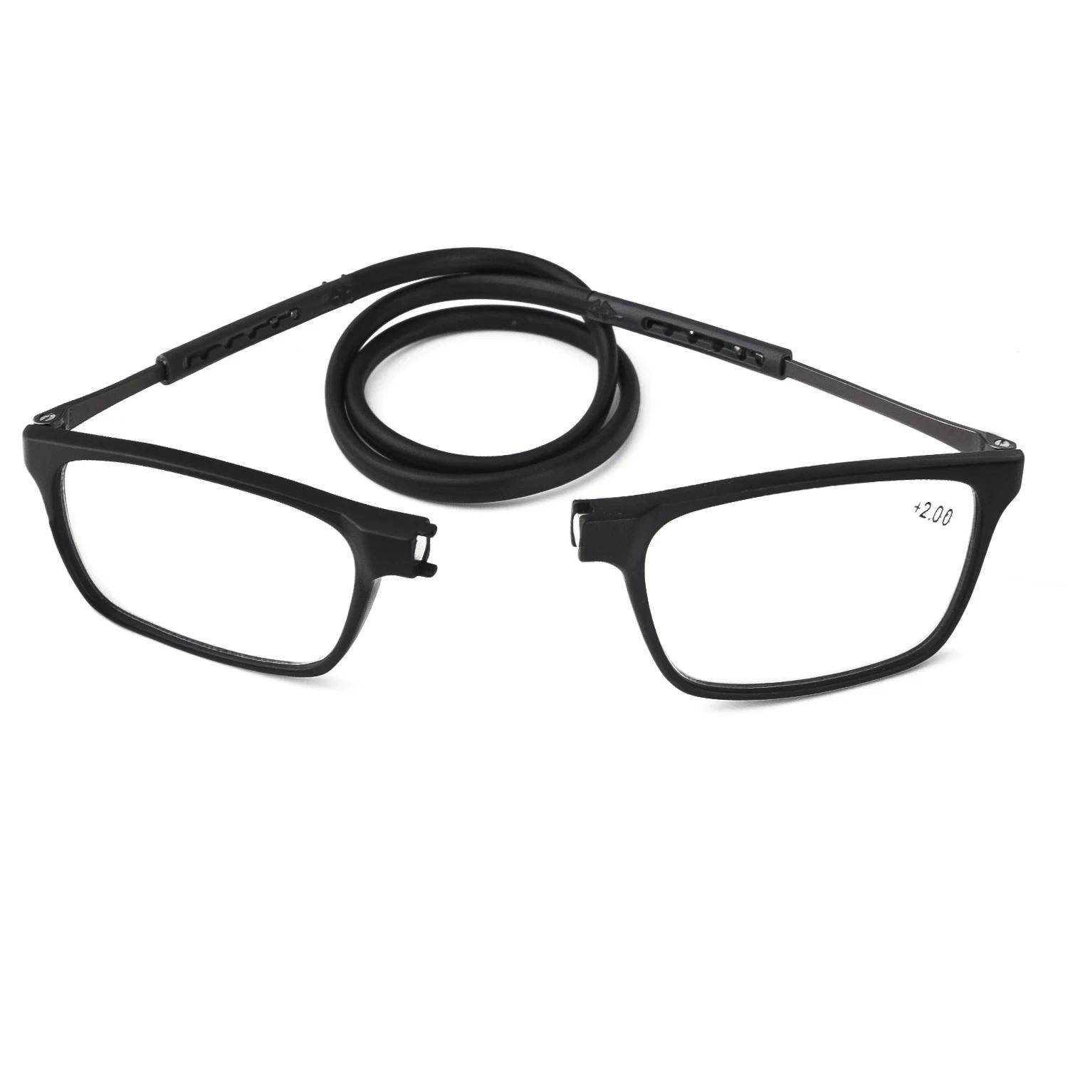 Lunettes de lecture pliantes portables, lunettes presbytes à la mode en résine haute définition