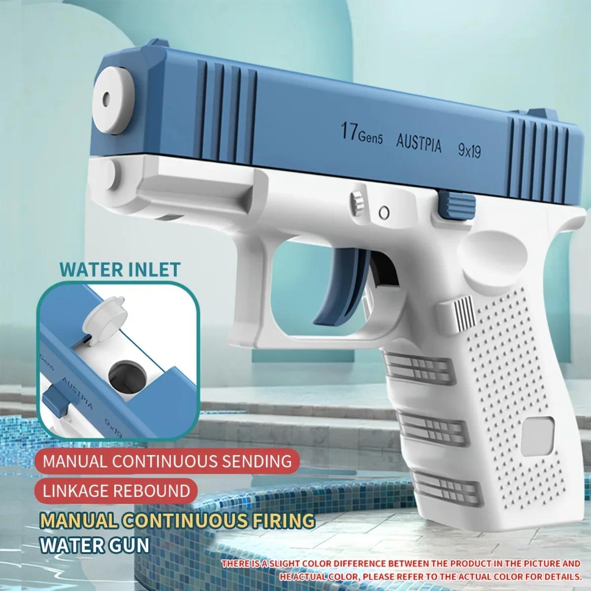 Pistolet à eau automatique à haute pression pour enfant, jouet à jet d'eau, énergie de charge