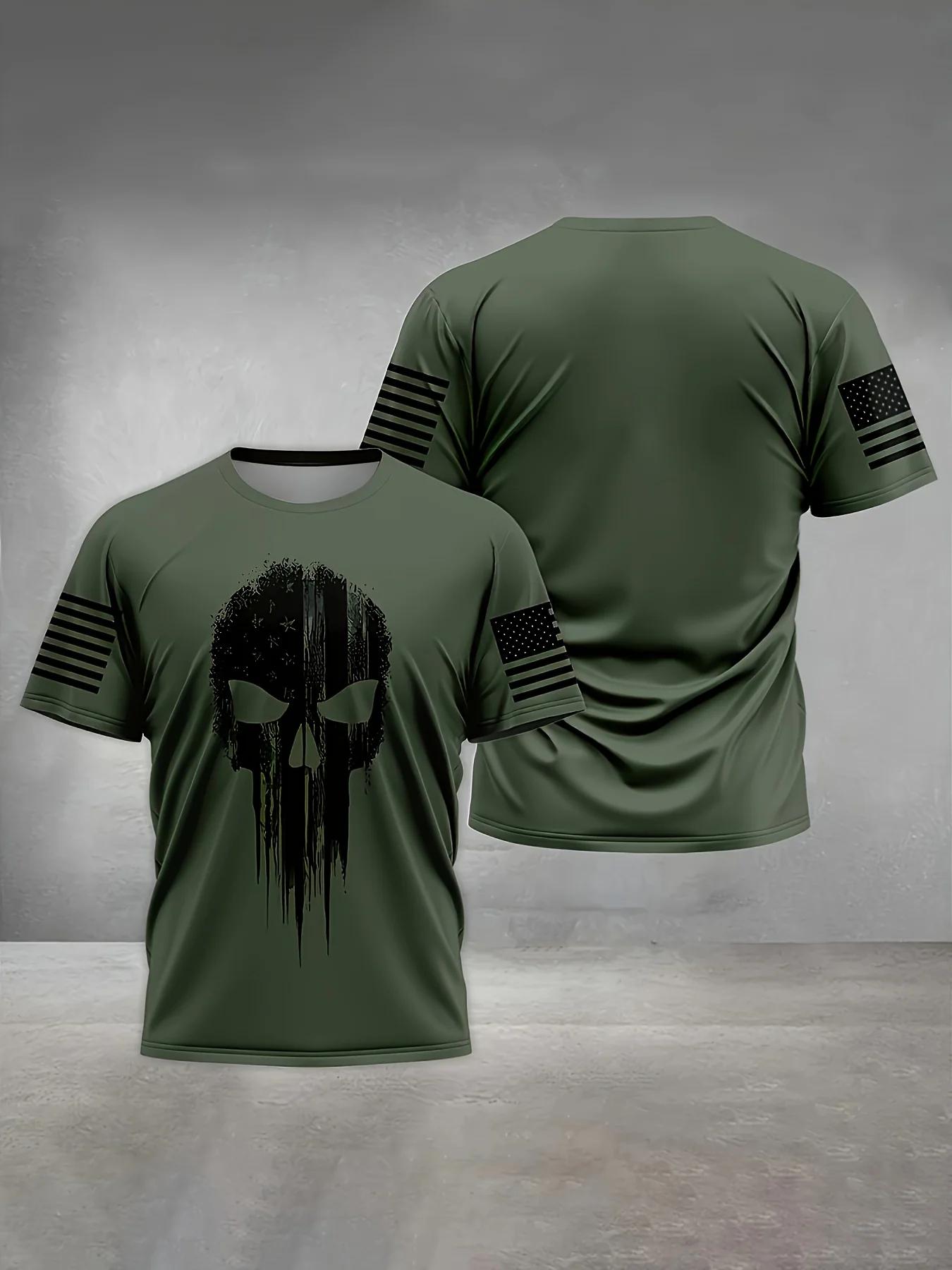 Marvel Punisher T-Shirt homme impression numérique super-héros Anime T-Shirt crâne t-shirts