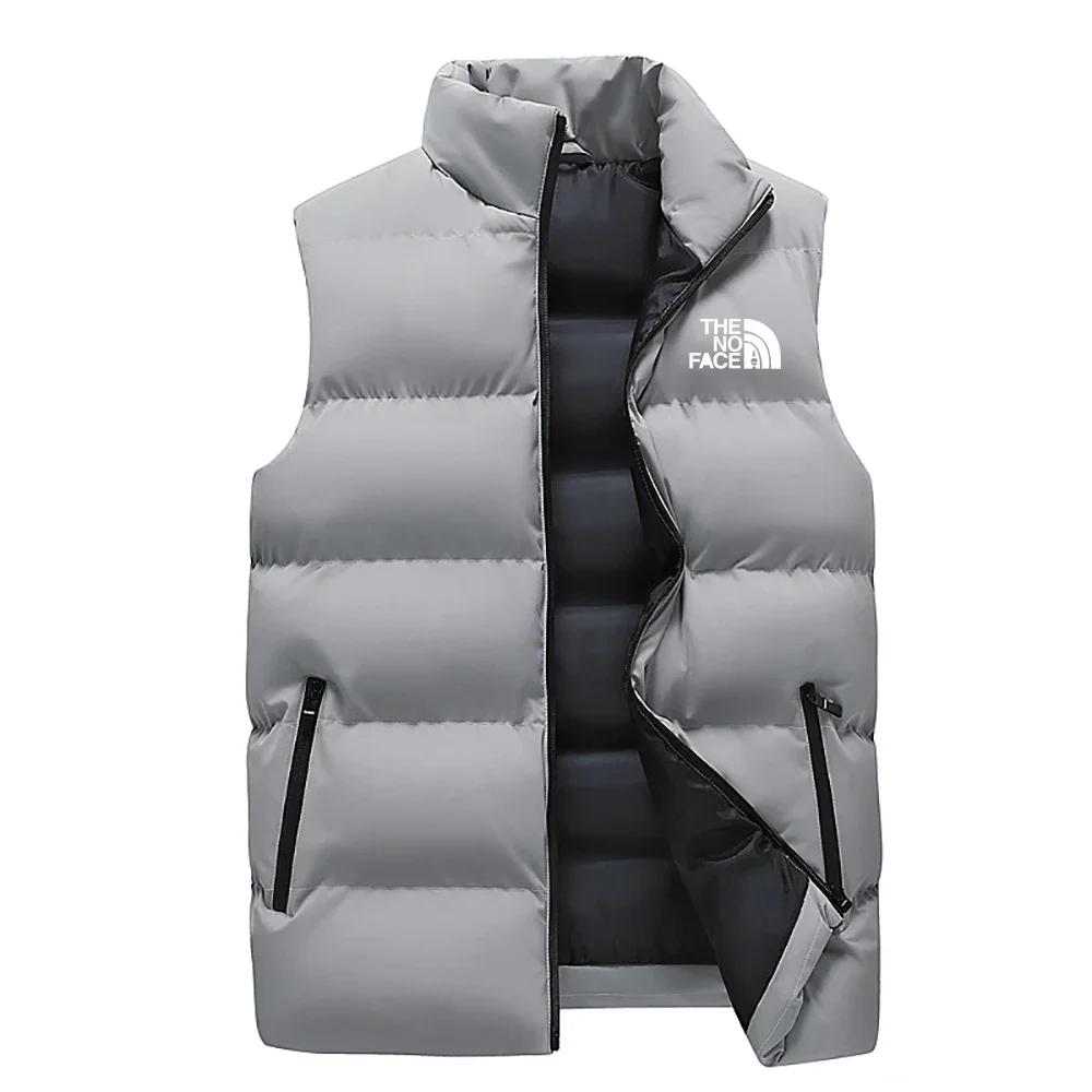 Veste à manches longues pour hommes - manteau sans manches élégant - manteau d'hiver imperméable à f