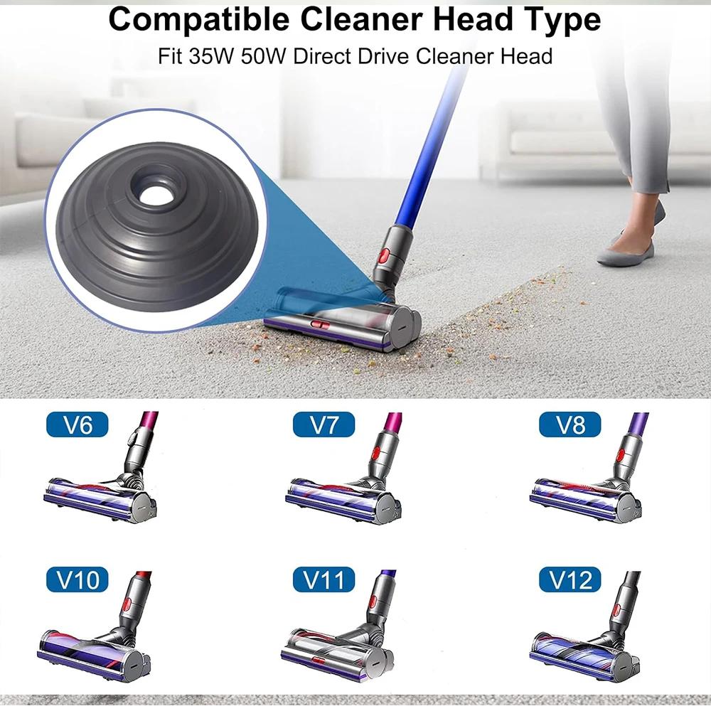 Accessoires de roue à billes en V pour aspirateur Dyson V6 V7 V8 V10 V12 DC58 DC59 DC62, 35W 50W, tê