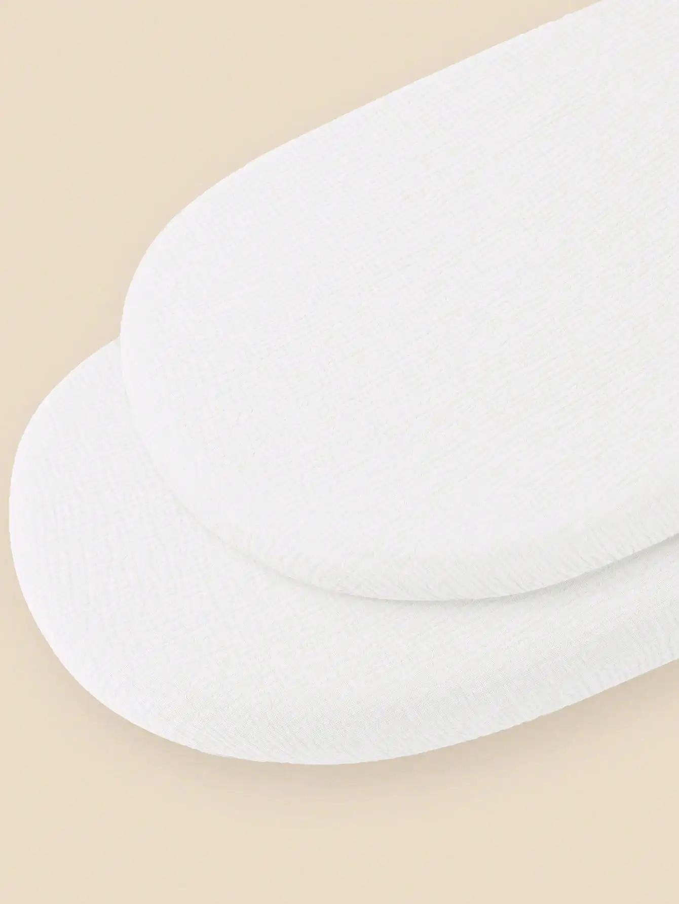 Housse de matelas à langer en mousseline, 2 paquets, draps de couffin ajustés pour filles et garçons