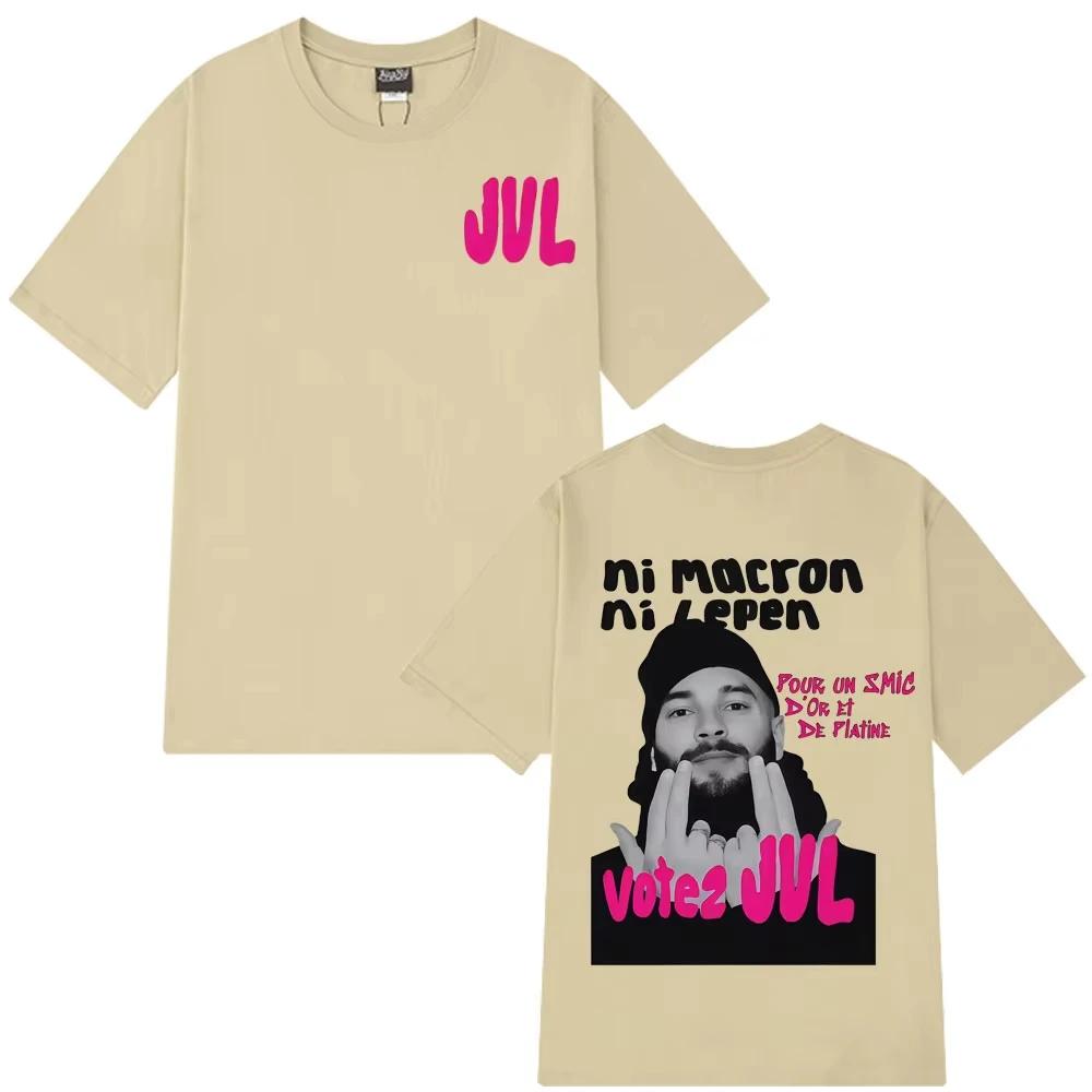 T-shirts graphiques tendance JUL, rappeur français 2026, pour hommes et femmes, T-shirt hip-hop déco