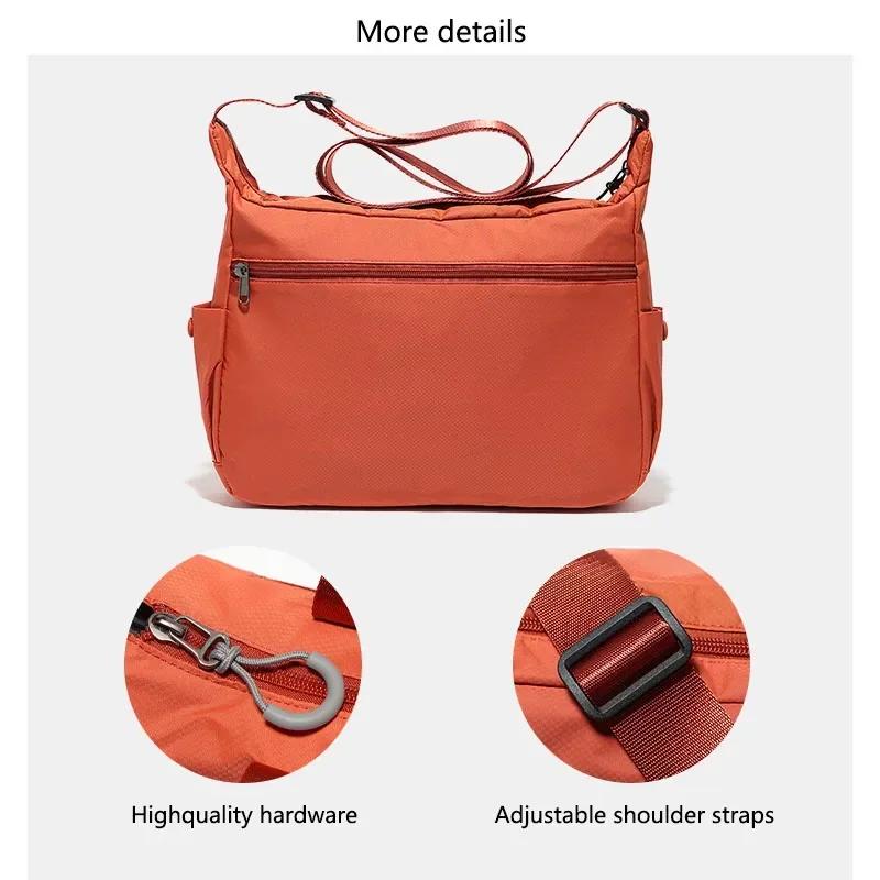 Fouvor sac à bandoulière pour femme en Nylon mode grande capacité sac à bandoulière 2025 tendance sa