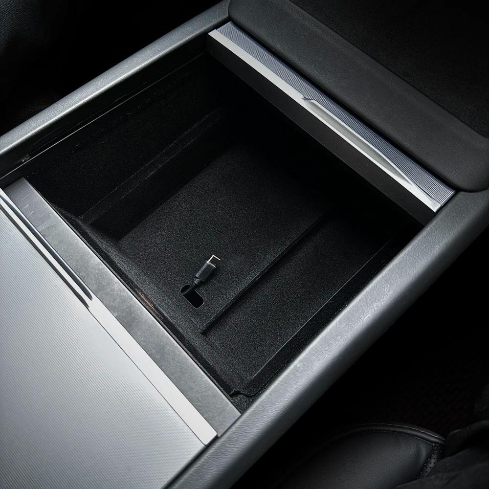Boîte de rangement pour accoudoir de Console Tesla, nouveau modèle Y Launch Juniper 2025 modèle 3 Hi