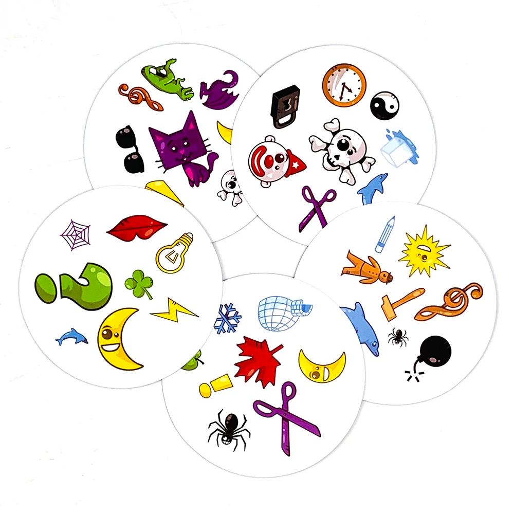 Jeu de cartes en boîte métallique, jeux interactifs Parent-enfant, jeu de cartes pour famille et ami