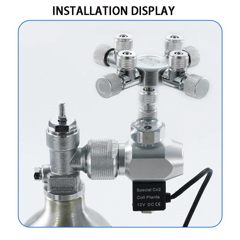 ZRDR – séparateur de CO2 multicanal pour aquarium, distributeur en métal, régulateur de CO2, accesso