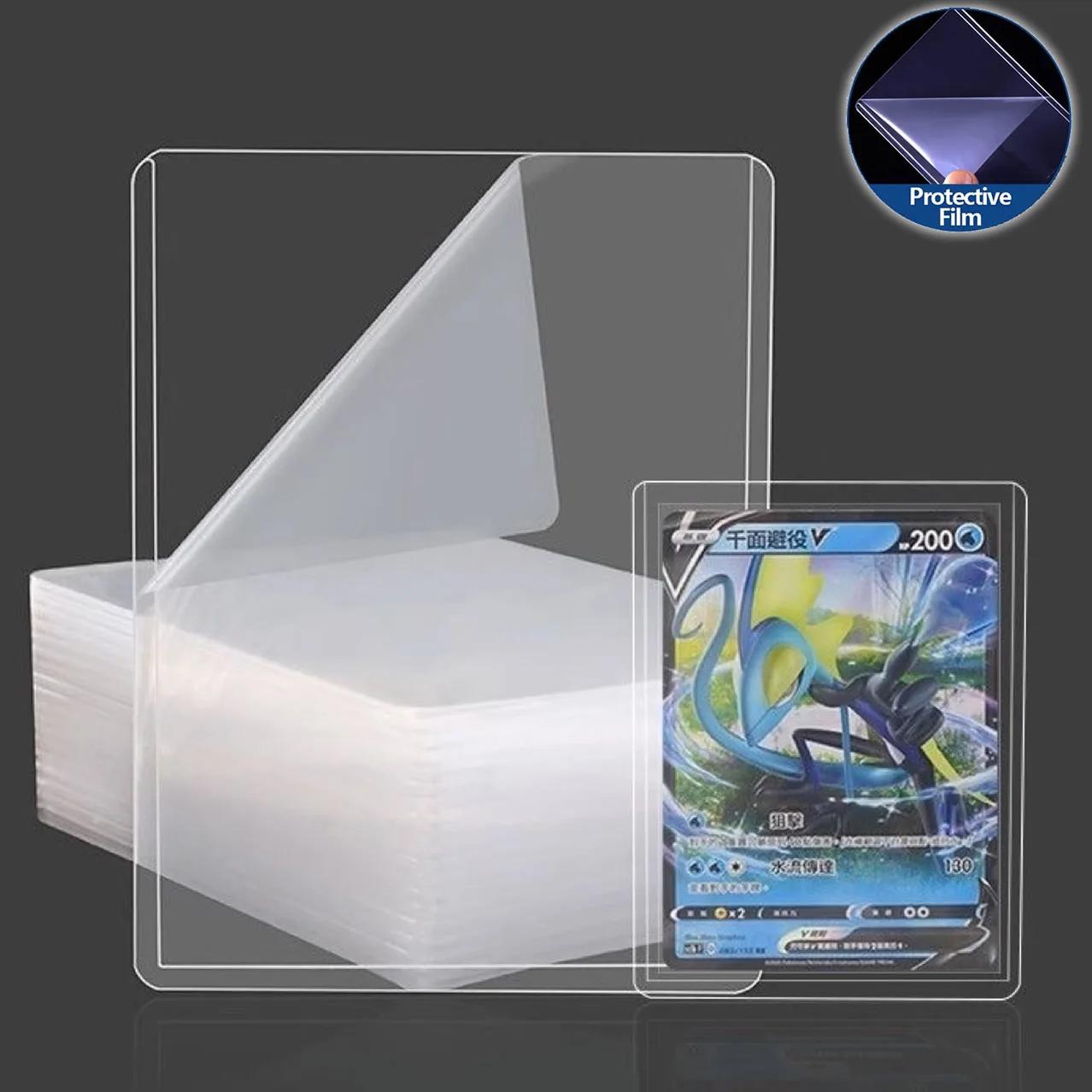 Manchons de cartes rigides, 25 à 100 pièces, support anti-rayures, protecteur adapté au sport YuGiOh