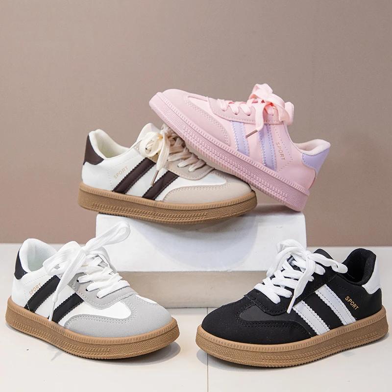 Chaussures De planche pour enfants baskets pour garçons 3-18 ans kaki garçons filles chaussures simp