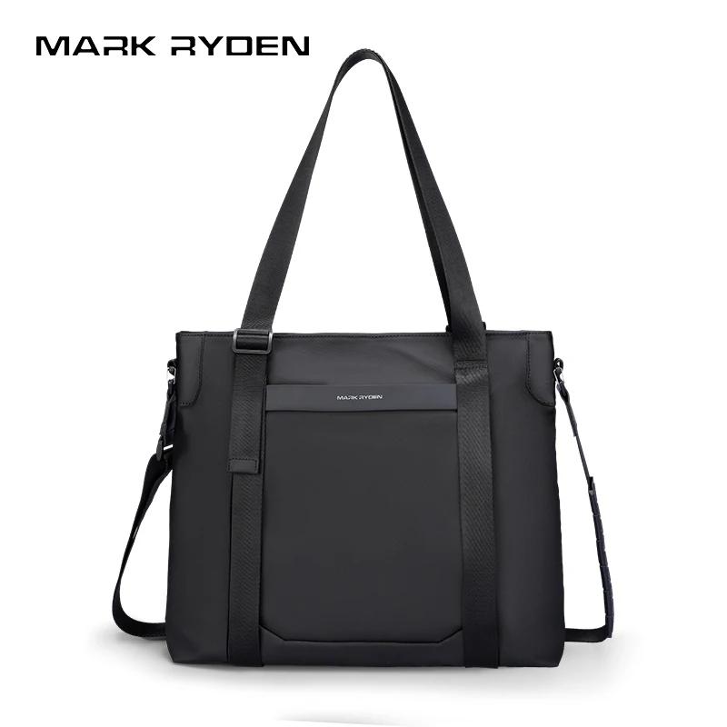 MARK RYDEN Sac fourre-tout pour homme, sac à main pour ordinateur portable hydrofuge avec fermeture 