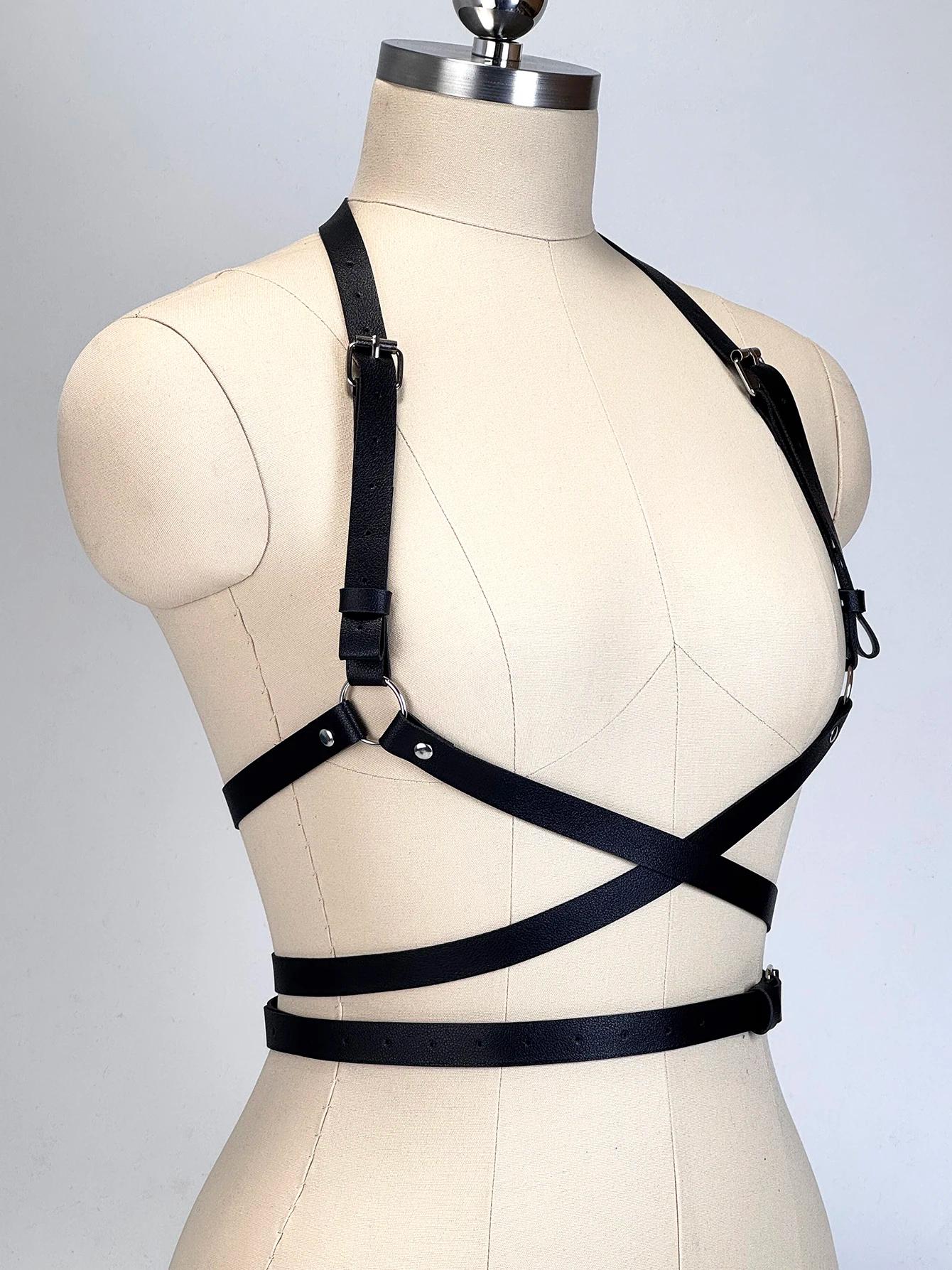 Ceinture Punk pour femmes, Style de rue, bretelles pour femmes, harnais de corps, Corset, accessoire