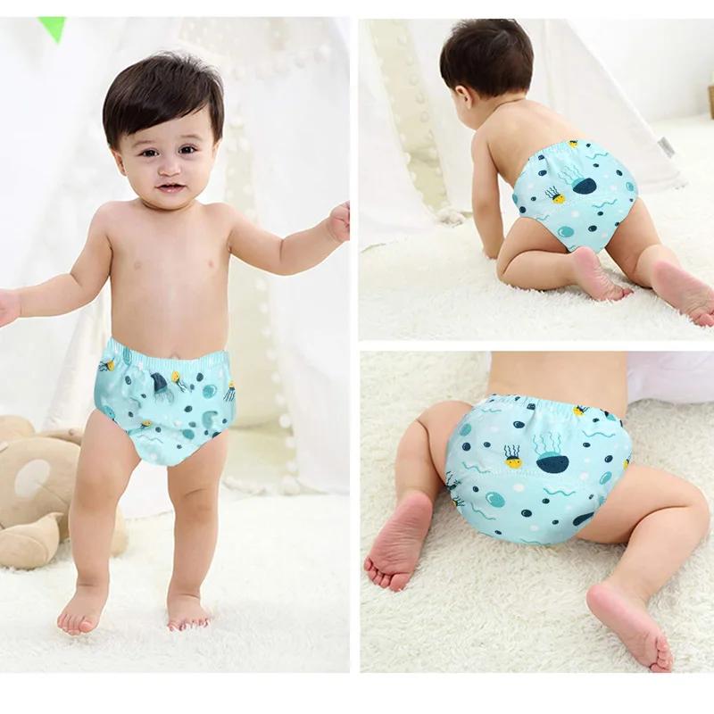Couches-culottes réutilisables pour bébé, culottes d'apprentissage de la propreté pour enfants, couc