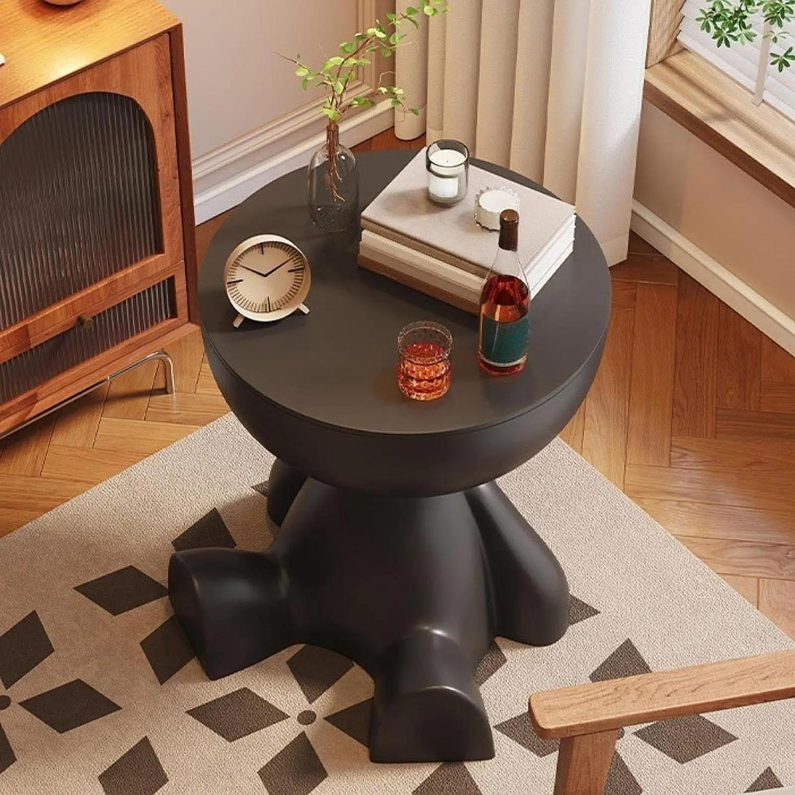 Table d'appoint créative à tête plate, Table de chevet, canapé de maison, support latéral, chambre à
