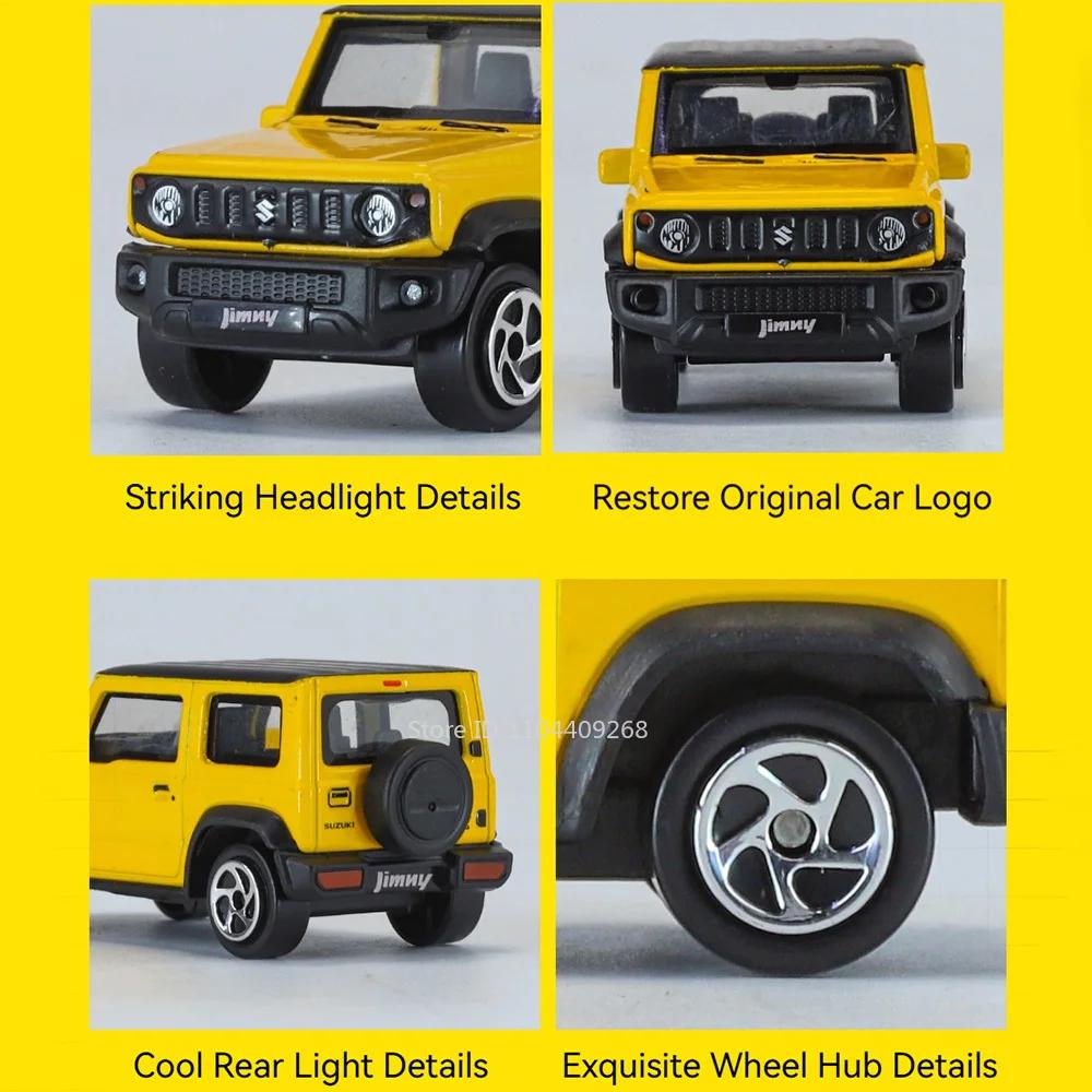 SUZUKI JIMNY – modèle de voiture jouet en alliage, échelle 1:52, Suspension à quatre roues, voitures