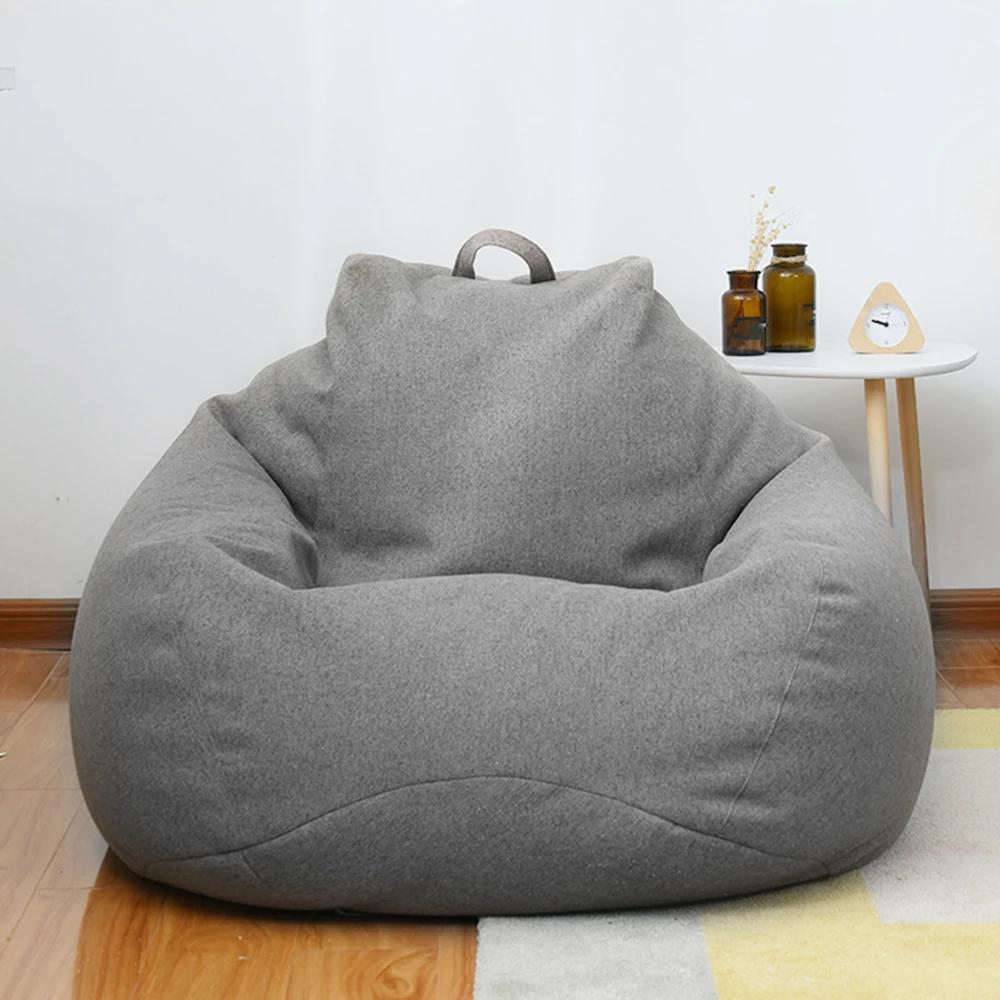 Grand pouf paresseux, housse de canapé, doux, moelleux, respirant, Tatami pour adulte et enfant, auc