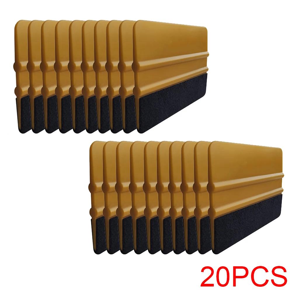 Raclette de cartes en Film d'emballage en vinyle, autocollant en Fiber de carbone, outils d'emballag