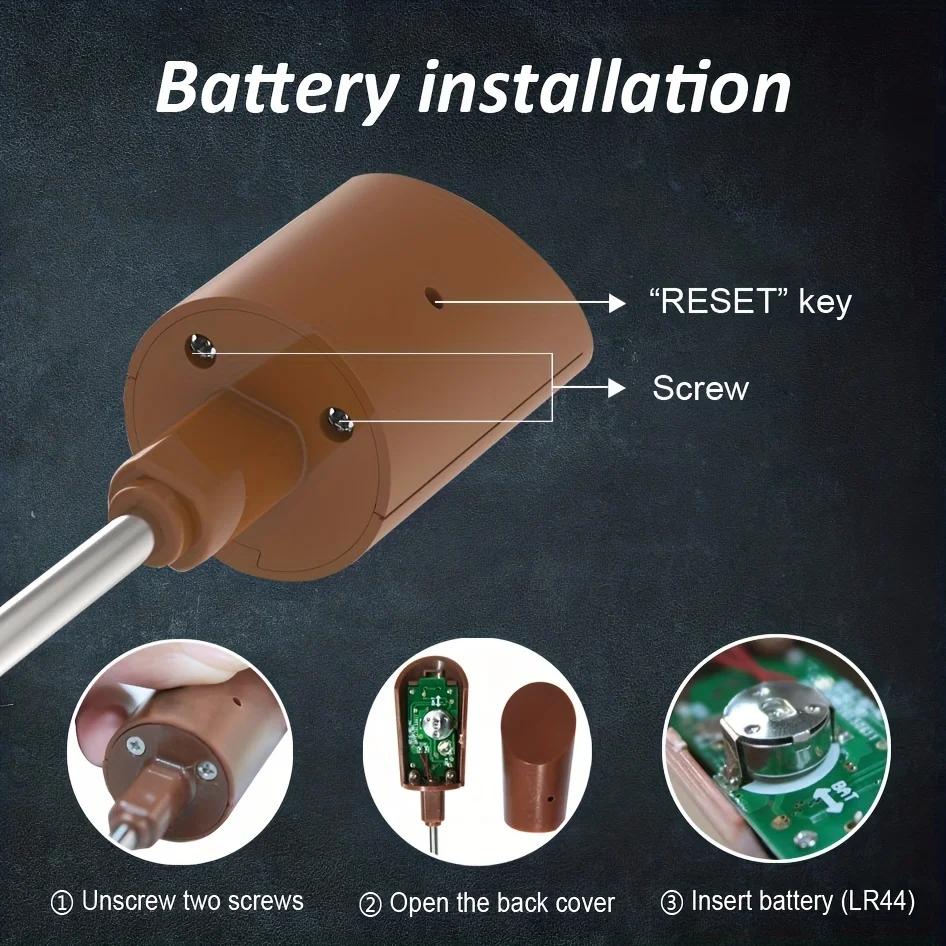Spatule à bonbons numérique avec thermomètre - Outil de cuisine pour le chocolat, les gâteaux, la pâ