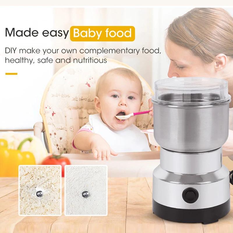 2024 nouveau Mini broyeur électrique ménage 300ml ultrafin bébé alimentaire pulvérisateur moulin à c
