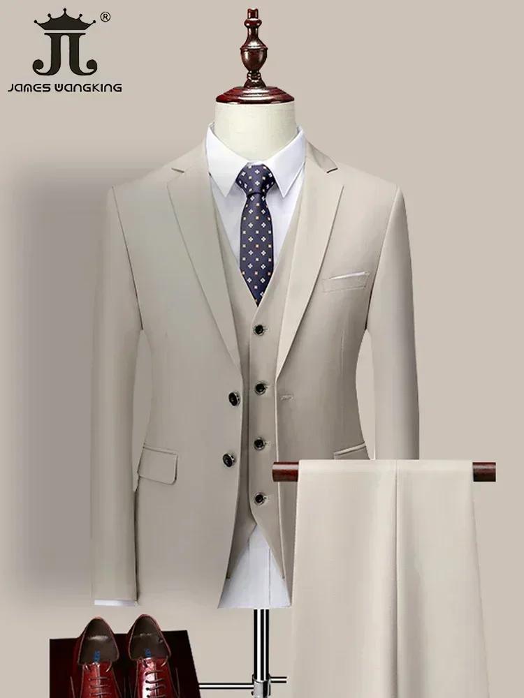 14 M-6XL de documents (Veste + Gla+ Pantalon) Marque haut de gamme pour hommes d'affaires formels tr