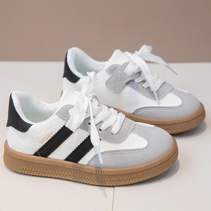 Chaussures De planche pour enfants baskets pour garçons 3-18 ans kaki garçons filles chaussures simp