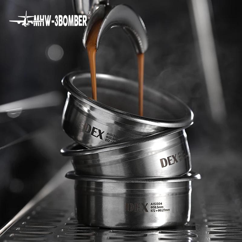Panier-filtre à café expresso de précision MHW-3BOMBER DEX 58,5 mm avec tamis à pucks pour porte-fil