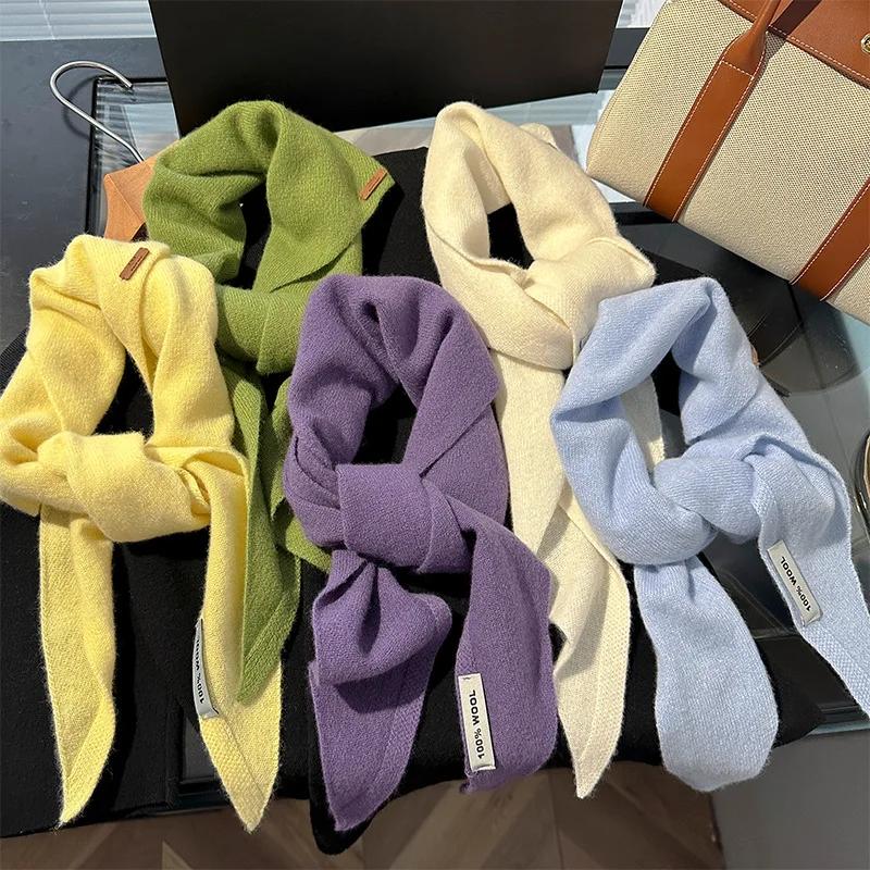 100% laine hiver écharpe femmes chaud foulards grande taille brillant couleur unie Design épaissi ch