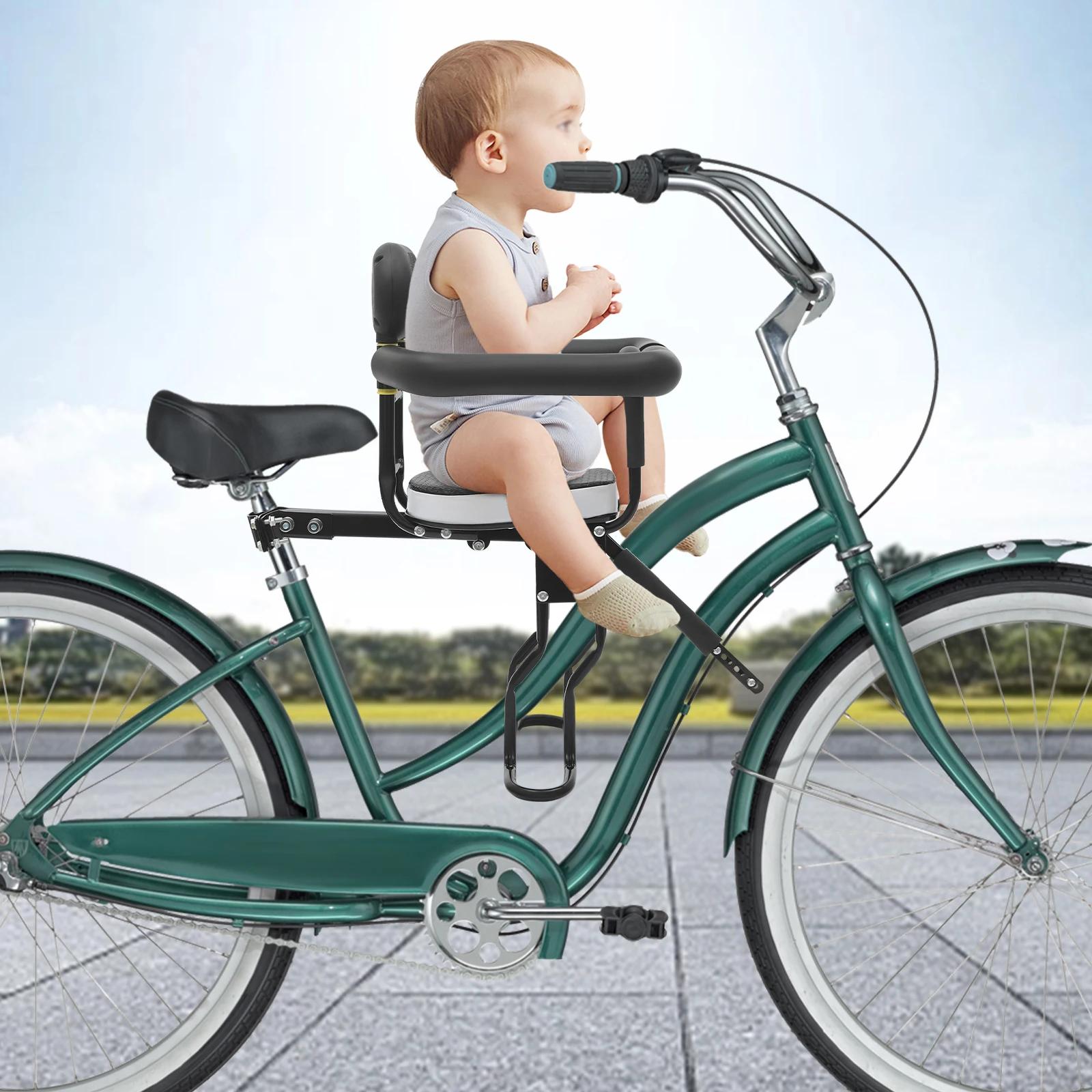 Siège de vélo pour enfant à fixation avant, siège enfant à deux points de fixation, siège avant amov