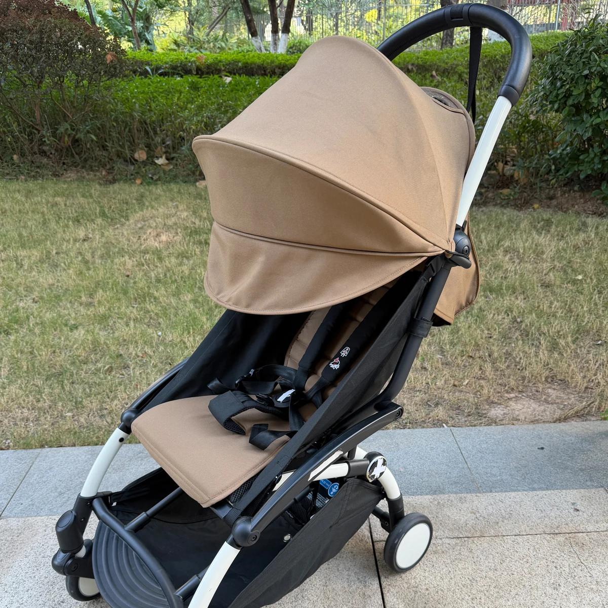 MomTan 3 pièces/ensemble d'accessoires pour poussette, auvent extensible, coussin de siège et base d